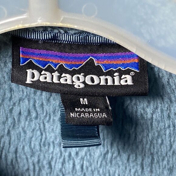 Patagonia Synchilla Jacket Snap T Fleece Pullover Polartec Blue Women’s Medium - Picture 3 of 6